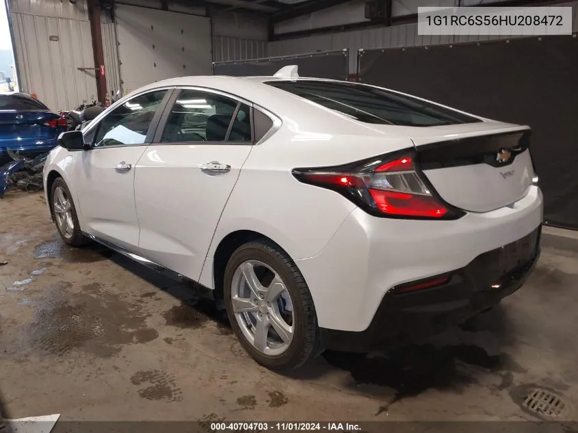 2017 Chevrolet Volt Lt VIN: 1G1RC6S56HU208472 Lot: 40704703