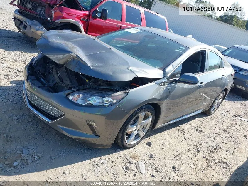 2017 Chevrolet Volt Lt VIN: 1G1RA6S50HU174759 Lot: 40712863