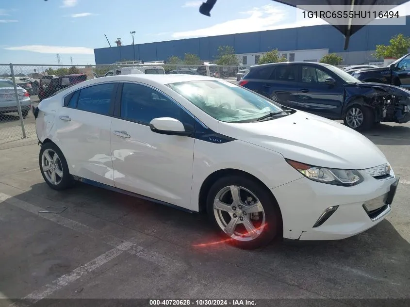 2017 Chevrolet Volt Lt VIN: 1G1RC6S55HU116494 Lot: 40720628