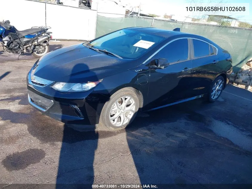 2017 Chevrolet Volt Premier VIN: 1G1RB6S58HU102608 Lot: 40733081