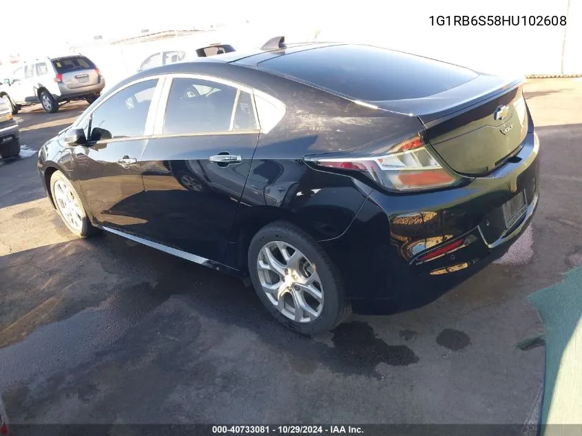 2017 Chevrolet Volt Premier VIN: 1G1RB6S58HU102608 Lot: 40733081