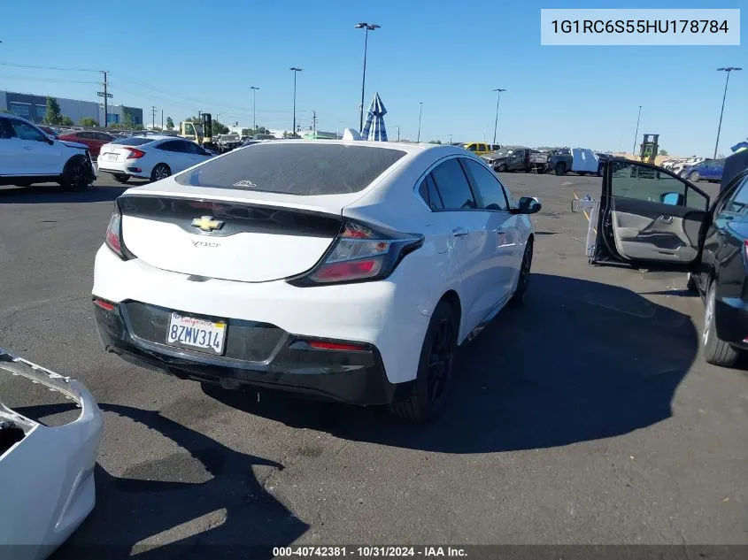 1G1RC6S55HU178784 2017 Chevrolet Volt Lt