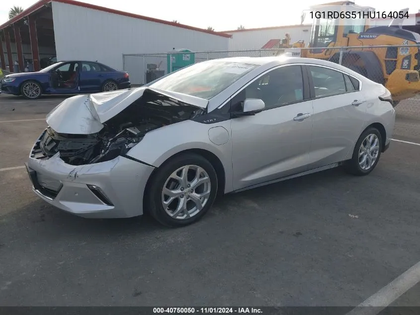 2017 Chevrolet Volt Premier VIN: 1G1RD6S51HU164054 Lot: 40750050