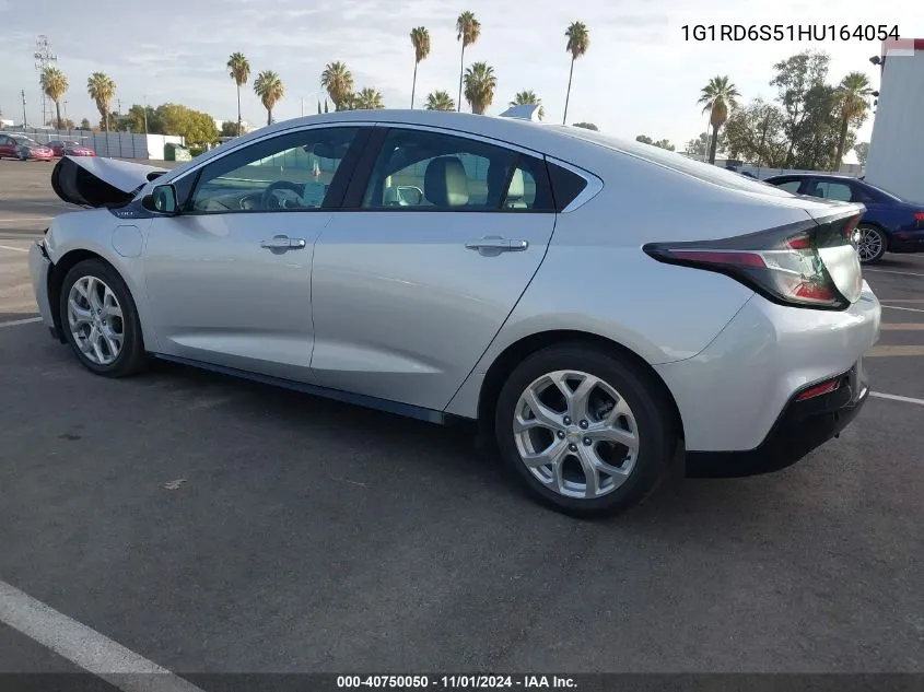 2017 Chevrolet Volt Premier VIN: 1G1RD6S51HU164054 Lot: 40750050