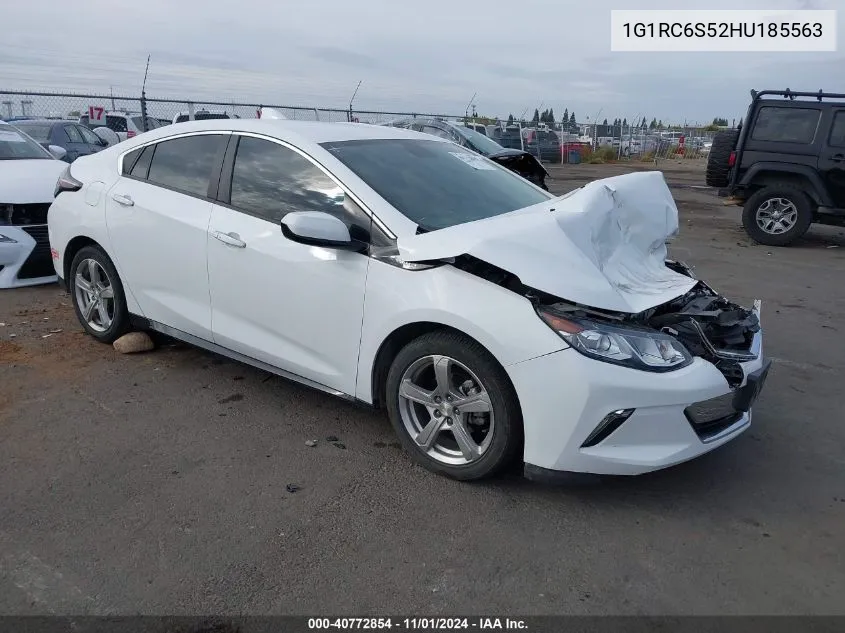 2017 Chevrolet Volt Lt VIN: 1G1RC6S52HU185563 Lot: 40772854