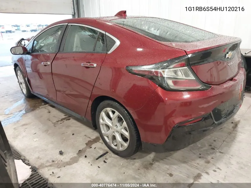 1G1RB6S54HU120216 2017 Chevrolet Volt Premier