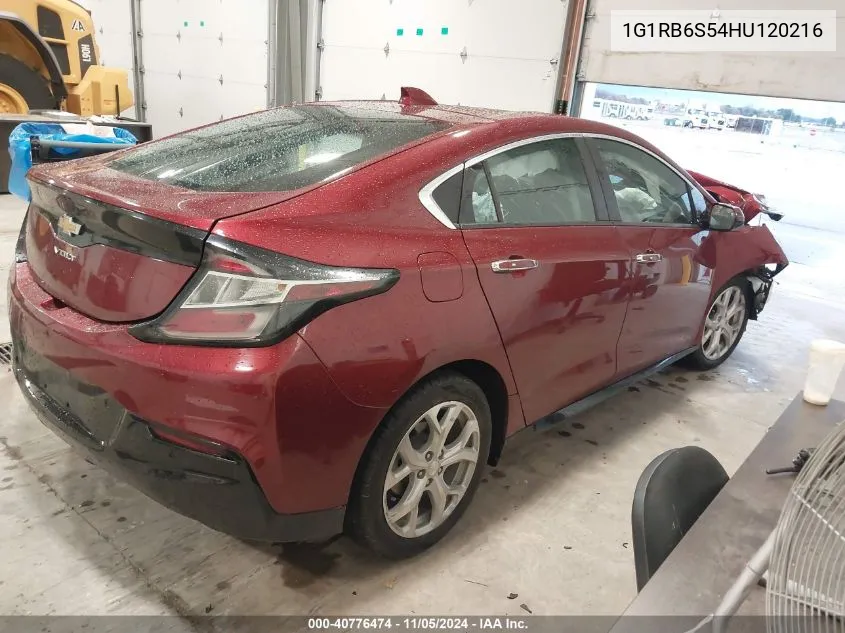 1G1RB6S54HU120216 2017 Chevrolet Volt Premier