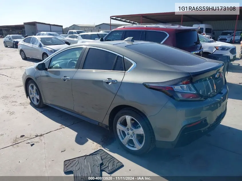 2017 Chevrolet Volt Lt VIN: 1G1RA6S59HU173108 Lot: 40813520