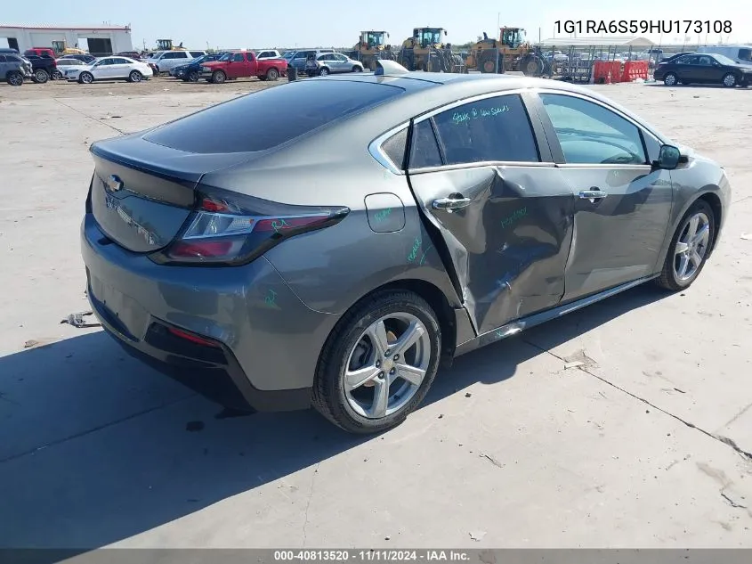 2017 Chevrolet Volt Lt VIN: 1G1RA6S59HU173108 Lot: 40813520