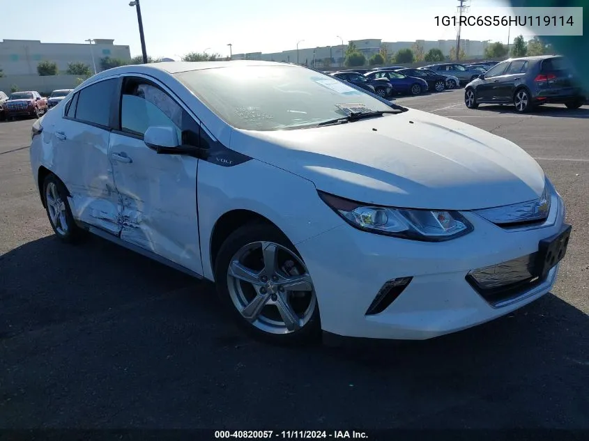 2017 Chevrolet Volt Lt VIN: 1G1RC6S56HU119114 Lot: 40820057