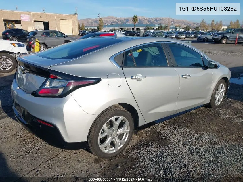 2017 Chevrolet Volt Premier VIN: 1G1RD6S56HU103282 Lot: 40850381