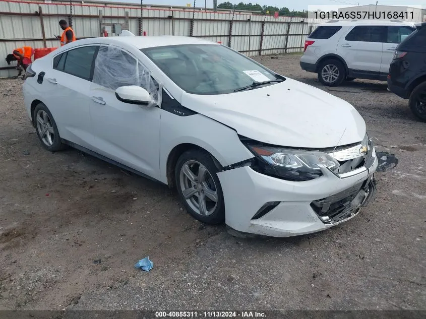 2017 Chevrolet Volt Lt VIN: 1G1RA6S57HU168411 Lot: 40855311