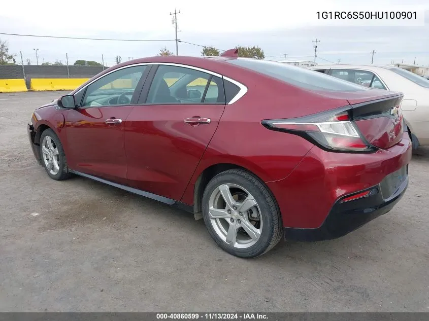 2017 Chevrolet Volt Lt VIN: 1G1RC6S50HU100901 Lot: 40860599