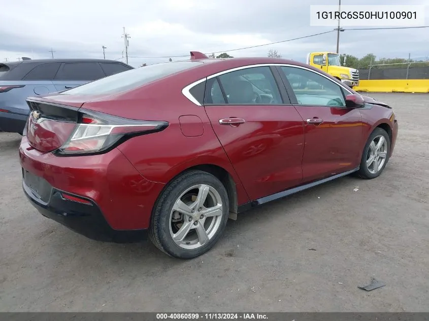 2017 Chevrolet Volt Lt VIN: 1G1RC6S50HU100901 Lot: 40860599