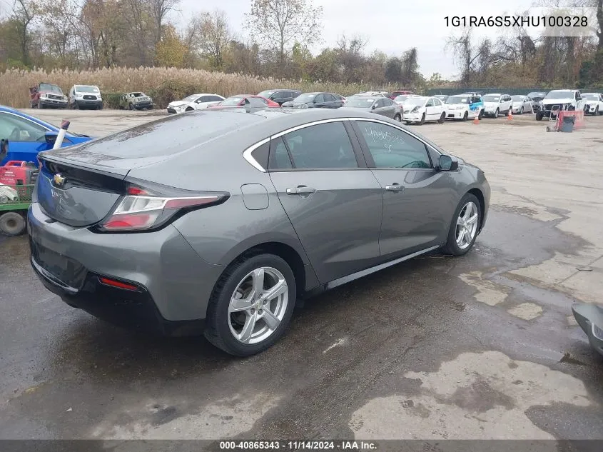 2017 Chevrolet Volt Lt VIN: 1G1RA6S5XHU100328 Lot: 40865343