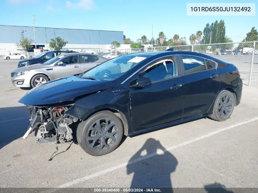 2018 Chevrolet Volt Premier VIN: 1G1RD6S50JU132492 Lot: 39348408