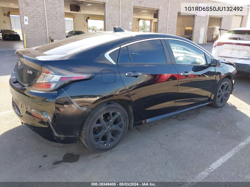 2018 Chevrolet Volt Premier VIN: 1G1RD6S50JU132492 Lot: 39348408