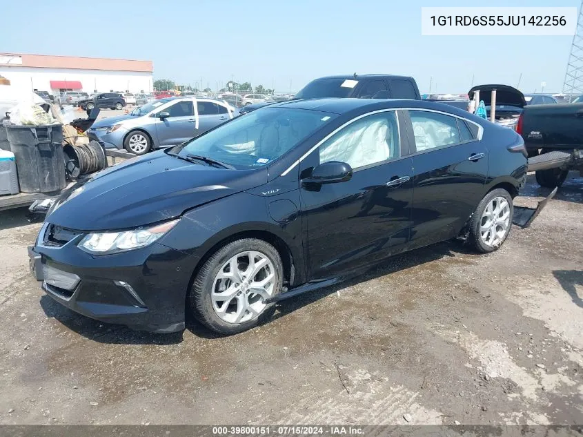 2018 Chevrolet Volt Premier VIN: 1G1RD6S55JU142256 Lot: 39800151