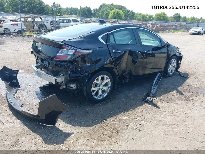 2018 Chevrolet Volt Premier VIN: 1G1RD6S55JU142256 Lot: 39800151