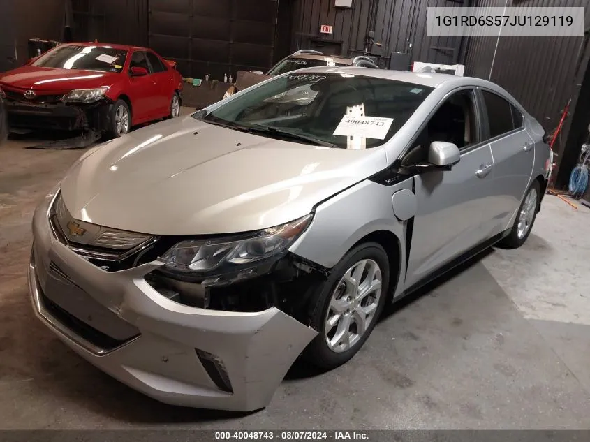 2018 Chevrolet Volt Premier VIN: 1G1RD6S57JU129119 Lot: 40048743