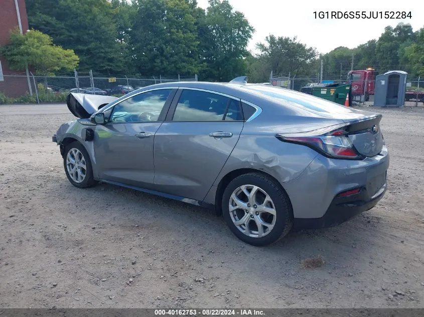 2018 Chevrolet Volt Premier VIN: 1G1RD6S55JU152284 Lot: 40162753