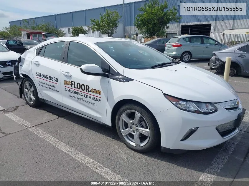 1G1RC6S5XJU155555 2018 Chevrolet Volt Lt