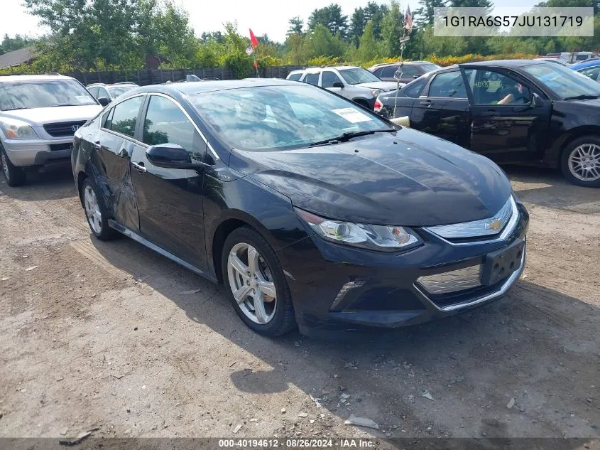 2018 Chevrolet Volt Lt VIN: 1G1RA6S57JU131719 Lot: 40194612