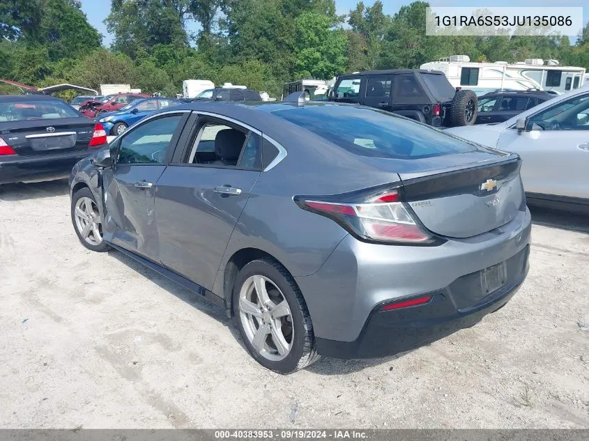 1G1RA6S53JU135086 2018 Chevrolet Volt Lt