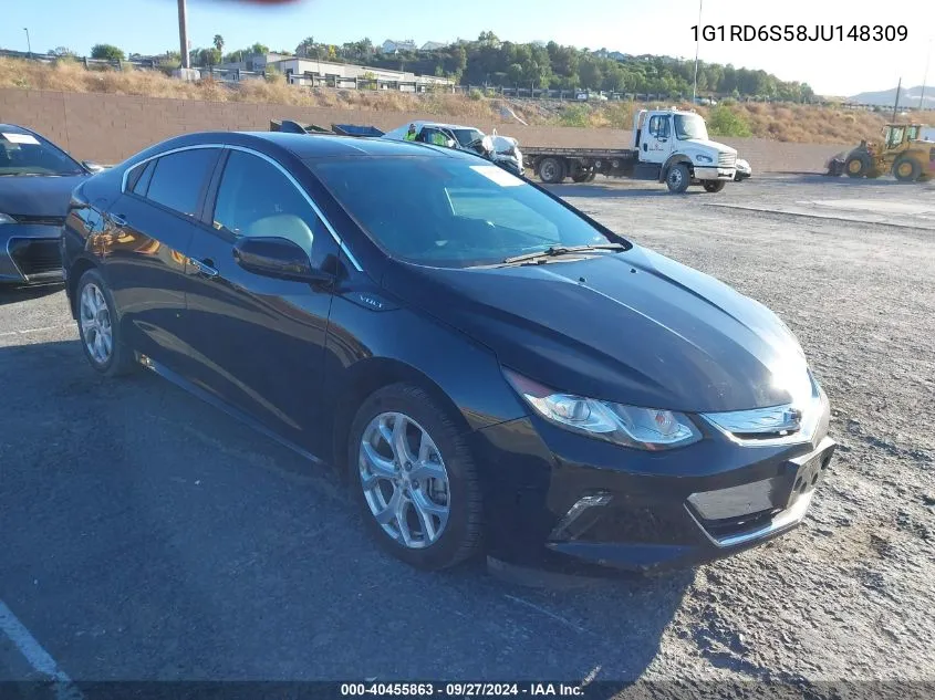 1G1RD6S58JU148309 2018 Chevrolet Volt Premier