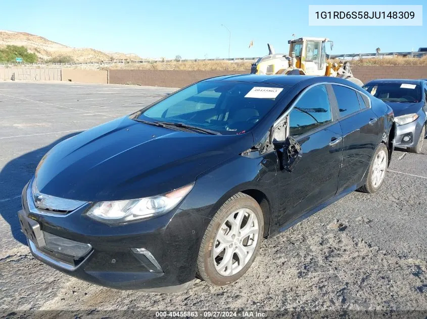 2018 Chevrolet Volt Premier VIN: 1G1RD6S58JU148309 Lot: 40455863