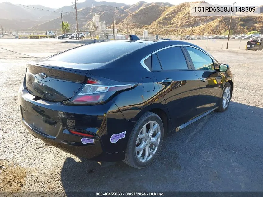 1G1RD6S58JU148309 2018 Chevrolet Volt Premier