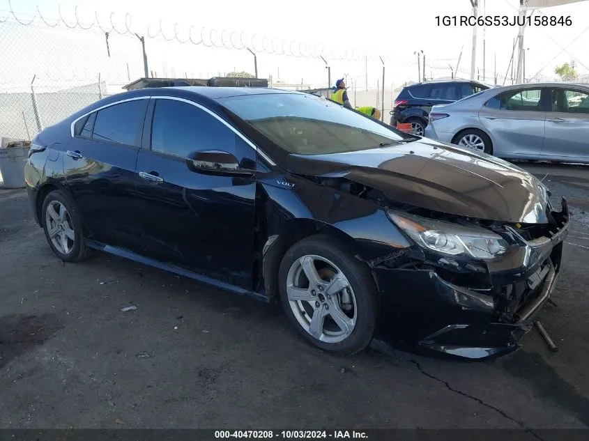 2018 Chevrolet Volt Lt VIN: 1G1RC6S53JU158846 Lot: 40470208