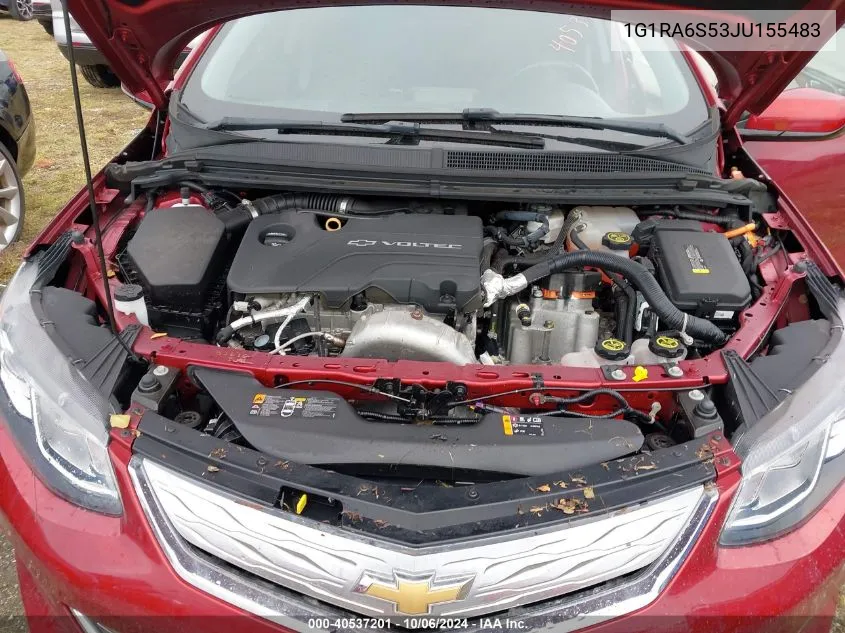 1G1RA6S53JU155483 2018 Chevrolet Volt Lt