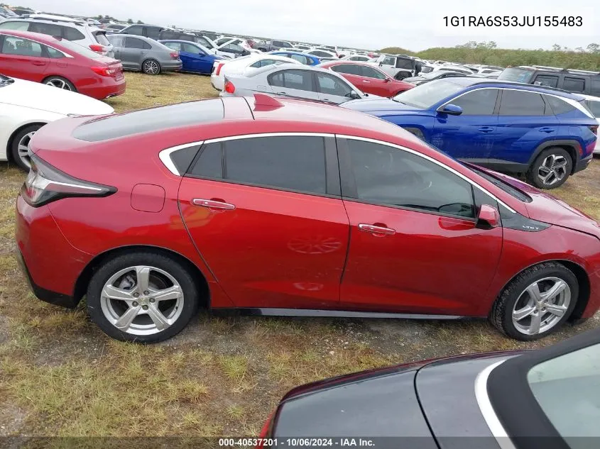 1G1RA6S53JU155483 2018 Chevrolet Volt Lt