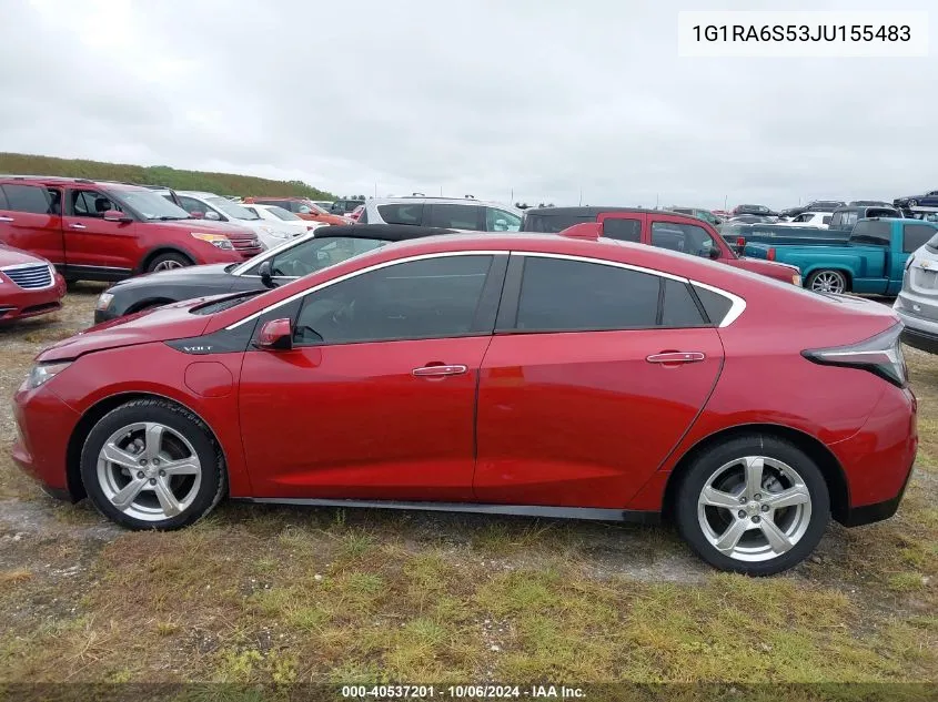 1G1RA6S53JU155483 2018 Chevrolet Volt Lt