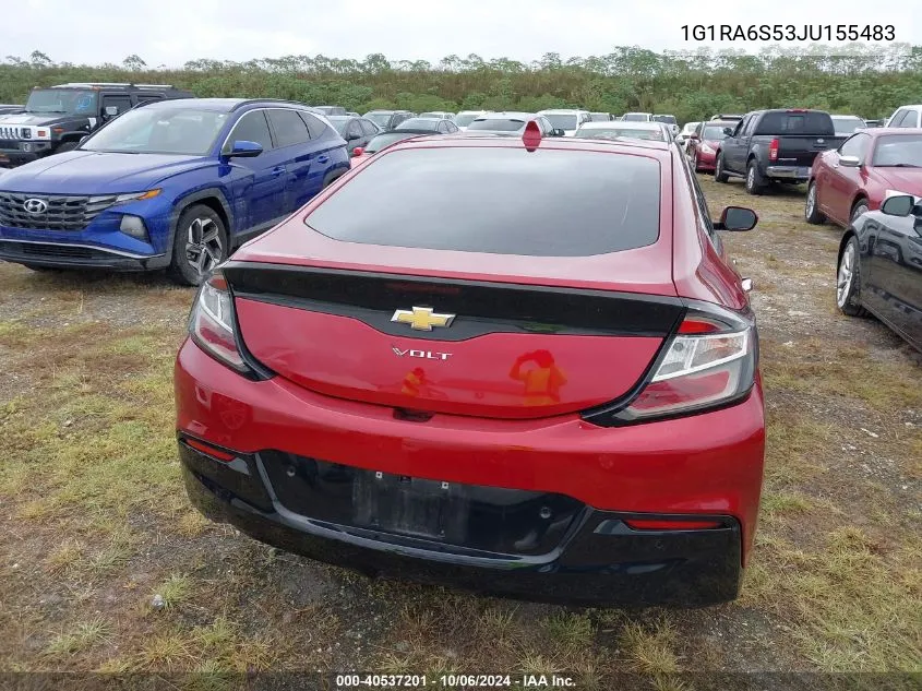 1G1RA6S53JU155483 2018 Chevrolet Volt Lt