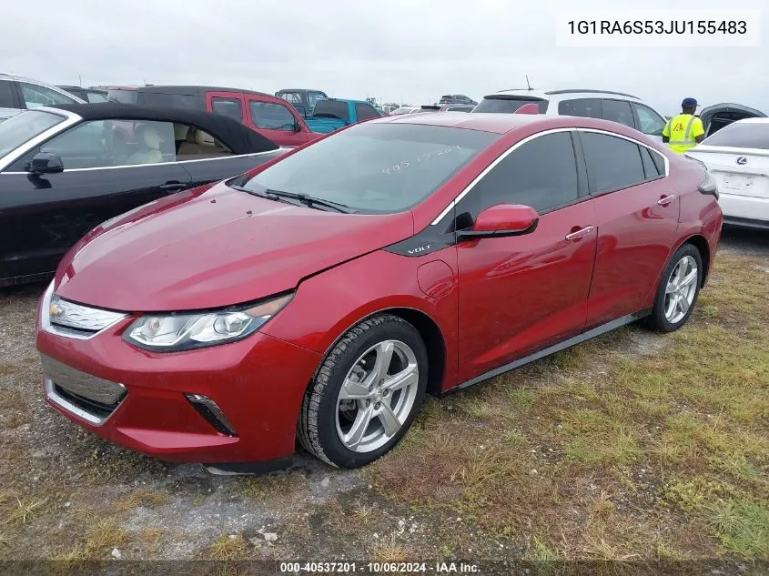 1G1RA6S53JU155483 2018 Chevrolet Volt Lt