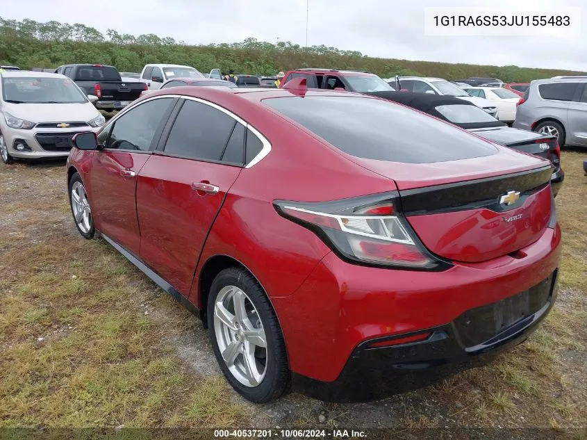 1G1RA6S53JU155483 2018 Chevrolet Volt Lt