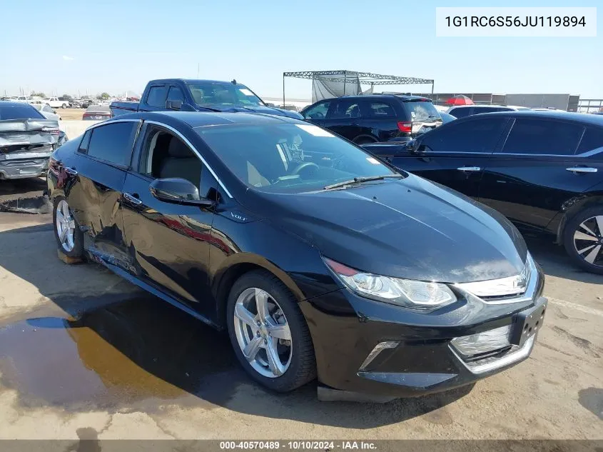 2018 Chevrolet Volt Lt VIN: 1G1RC6S56JU119894 Lot: 40570489