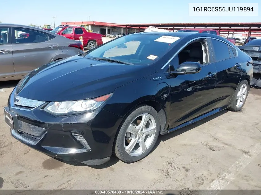 2018 Chevrolet Volt Lt VIN: 1G1RC6S56JU119894 Lot: 40570489