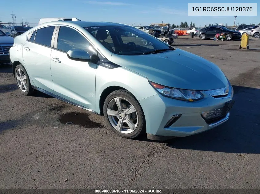 2018 Chevrolet Volt Lt VIN: 1G1RC6S50JU120376 Lot: 40808616