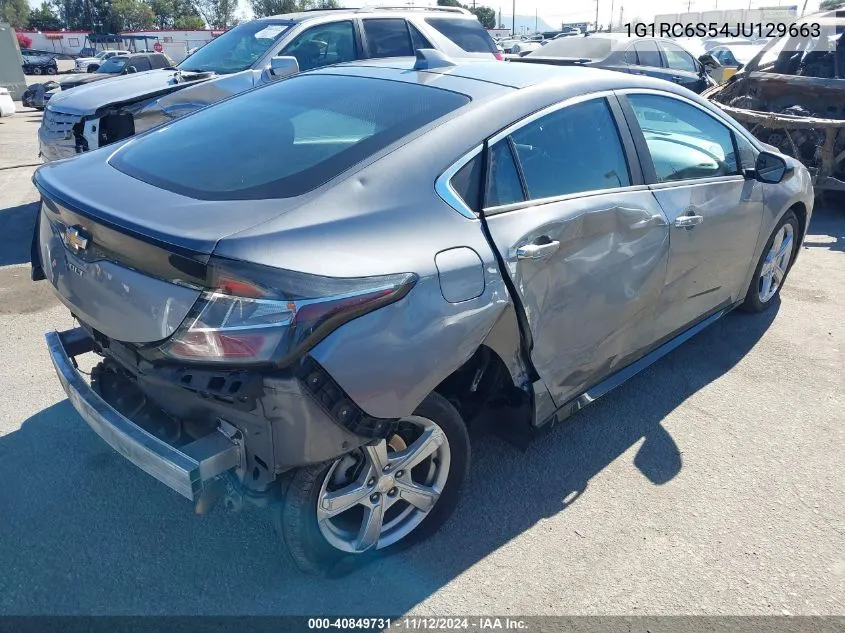 2018 Chevrolet Volt Lt VIN: 1G1RC6S54JU129663 Lot: 40849731