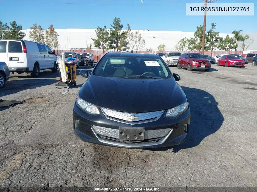 2018 Chevrolet Volt Lt VIN: 1G1RC6S50JU127764 Lot: 40872697