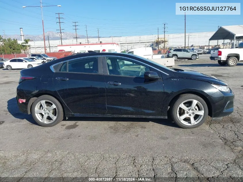 2018 Chevrolet Volt Lt VIN: 1G1RC6S50JU127764 Lot: 40872697