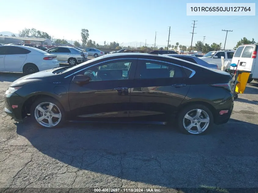 2018 Chevrolet Volt Lt VIN: 1G1RC6S50JU127764 Lot: 40872697