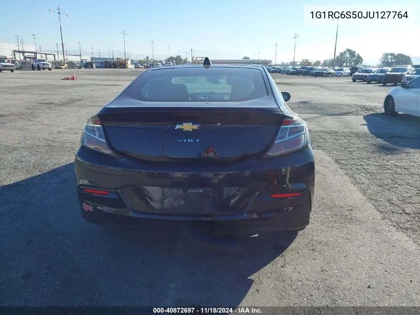 2018 Chevrolet Volt Lt VIN: 1G1RC6S50JU127764 Lot: 40872697