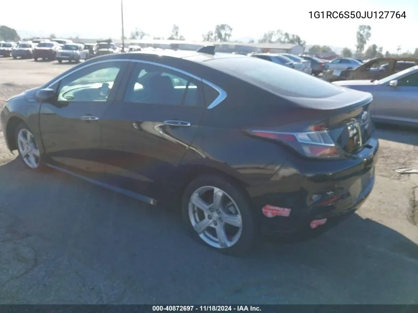 2018 Chevrolet Volt Lt VIN: 1G1RC6S50JU127764 Lot: 40872697