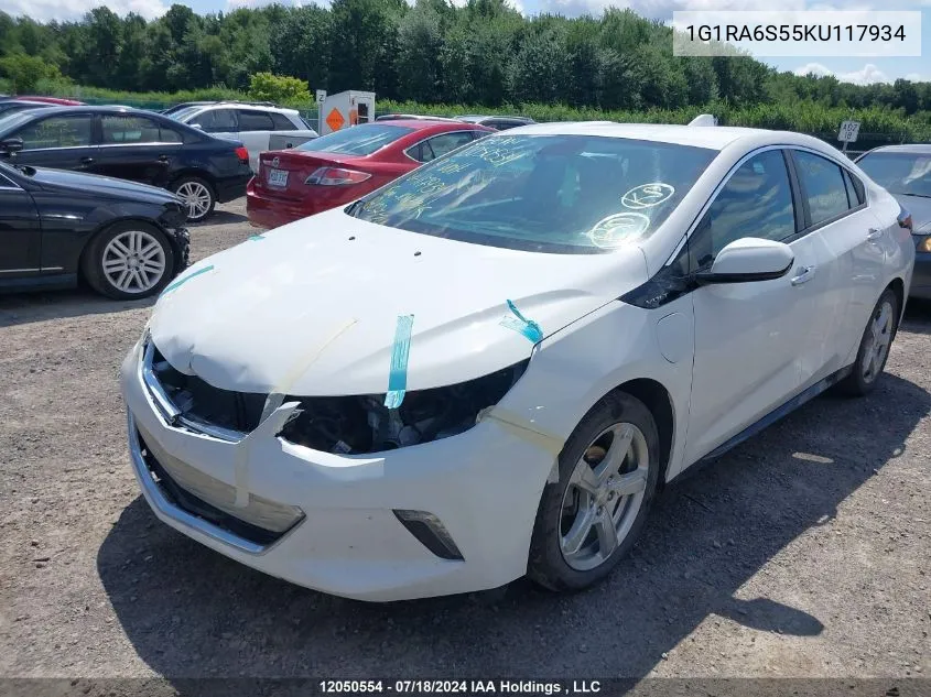 1G1RA6S55KU117934 2019 Chevrolet Volt