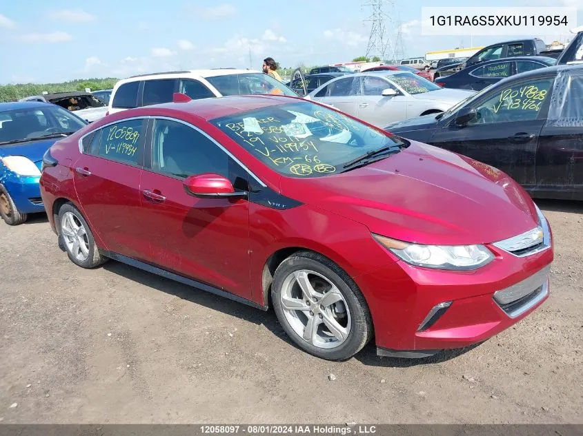 2019 Chevrolet Volt VIN: 1G1RA6S5XKU119954 Lot: 12058097