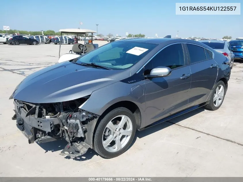 1G1RA6S54KU122557 2019 Chevrolet Volt Lt